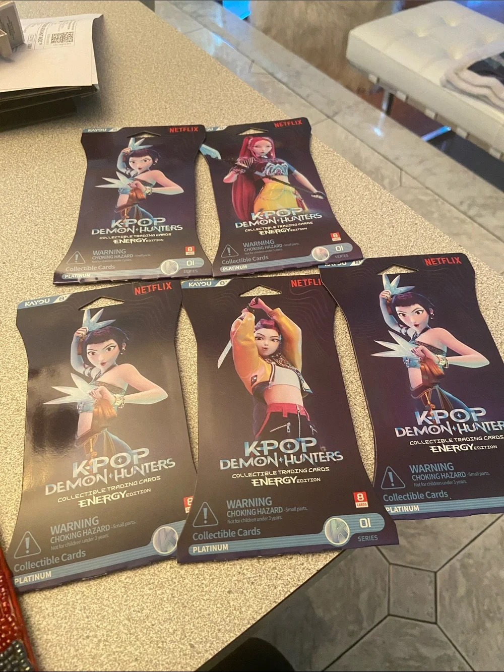 K-POP Demon Hunters Energy Collectible Trading Cards - Netflix